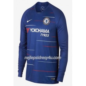 Fotbalový Dres Chelsea Domácí 2018/19 Dlouhý Rukáv